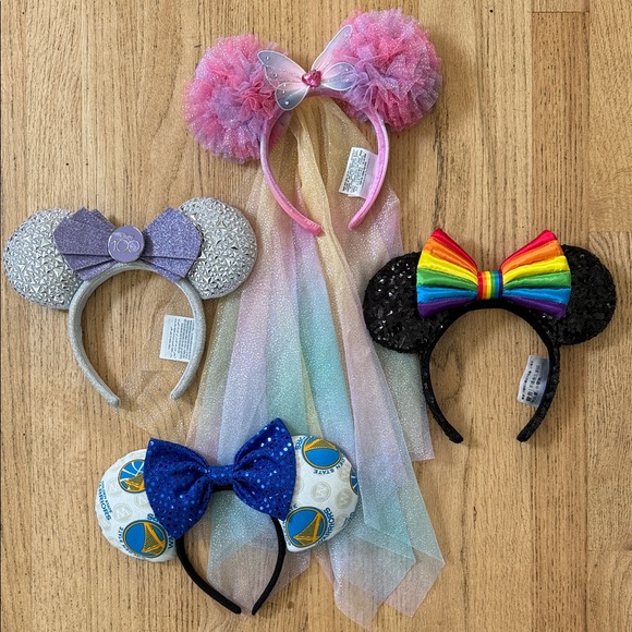 Disney Accessories - Disney “Mickey Ears” Lot of 4